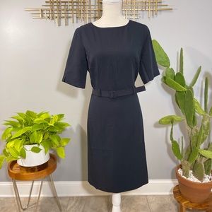 NWT ICO 3/4 sleeve navy dress M